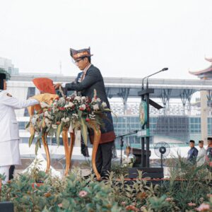 Di Medan, Upacara Penurunan Sang Merah Putih Berlangsung Khidmat