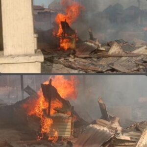 Ratusan Kios Pajak Serbelawan Hangus Terbakar, Kerugian Capai Miliaran Rupiah