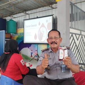 Lapas Labuhan Ruku Adakan Donor Darah dalam Rangka Memeriahkan HUT RI Ke-80