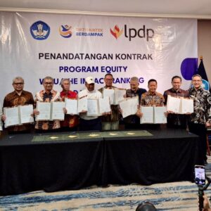 Rektor USU Tandatangani Program Equity 2025 World Class University Oleh Kemdiktisaintek