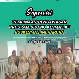 Dinkes P2KB Supervisi dan Pengawasan Kesmas di Indrapura