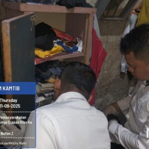 Lapas Sibolga Razia Kamar Hunian, Tegaskan Komitmen Berantas Narkoba dan HP Ilegal