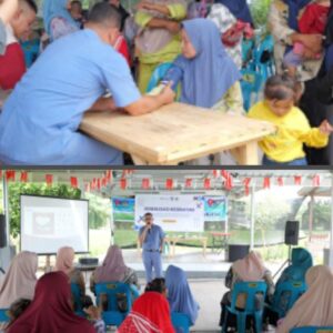 INALUM dan Puskesmas Sei Suka Sosialisasi Perilaku Hidup Bersih dan Sehat kepada Warga Kuala Tanjung