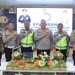 Polres Batu Bara Gelar Syukuran Hari Bhayangkara Lalu Lintas ke-70