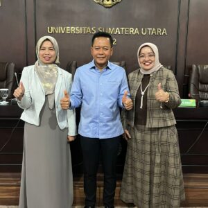 Tiga Calon Rektor USU 2026-2031 Terpilih, Prof.Muryanto Amin Raih 53 Suara.