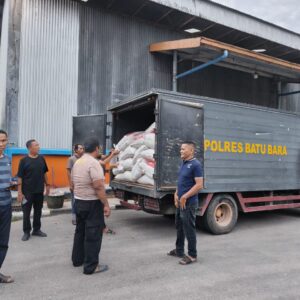 Polres Batu Bara Kembali Kirim Jagung ke Bulog Asahan