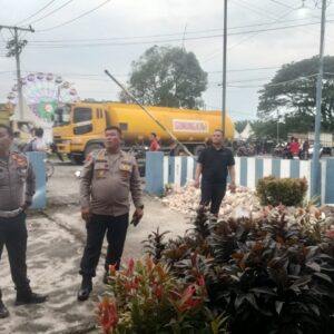 Kapolres Batu Bara Tinjau Renovasi Pos Lantas Sei Bejangkar