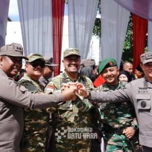 Bupati Batu Bara Hadiri Upacara HUT ke-80 TNI di Medan