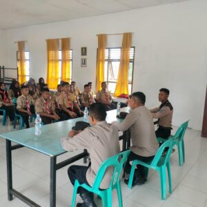 Polsek Medang Deras Tekankan Bahaya Narkoba pada Pelajar