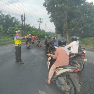 Satlantas Polres Batu Bara Wujudkan Kamseltibcarlantas Kondusif