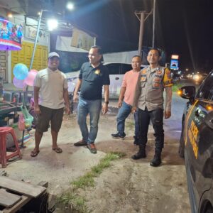 Polsek Indrapura Gencarkan Patroli Malam Antisipasi Kenakalan Remaja