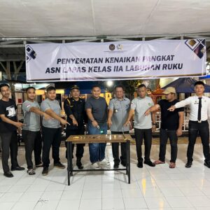 Gencarkan Deteksi Dini, Lapas Labuhan Ruku Kembali Lakukan Razia