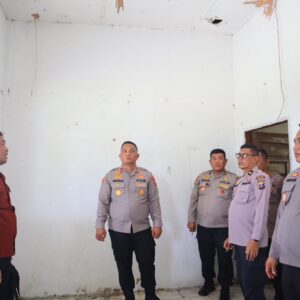 Kapolres Batu Bara Tinjau Rencana Pembangunan Kantor Polsek Lima Puluh