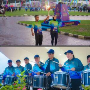 Api Porkot Berkobar, Rico Waas Beri Semangat Atlet Kota Medan