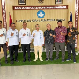 Lapas Labuhan Ruku dan UMMAS Lakukan Audiensi ke LLDikti Sumut Bahas Program Kuliah bagi Warga Binaan