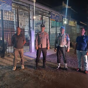 Polsek Medang Deras Gelar Patroli Malam Antisipasi Kejahatan dan Geng Motor