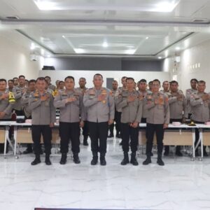 Kapolres Batu Bara Gelar Tatap Muka dan Anev Bersama Bhabinkamtibmas