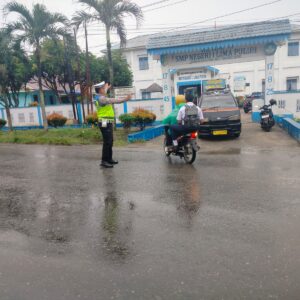 Sat Lantas Polres Batu Bara Gelar Pengaturan Lalu Lintas di Titik Padat Pagi Hari