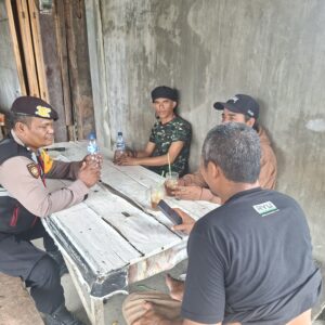 Samapta Polsek Medang Deras Gelar Sambang dan Cooling System Jaga Kamtibmas