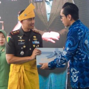 Rico Waas Sambut Dandenpom I/5 Medan Letkol Cpm Atep Priatna