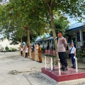 Police Go To School di SMPN 1 Air Putih, Polsek Indrapura Ajak Siswa Hidup Disiplin dan Menjauhi Narkoba