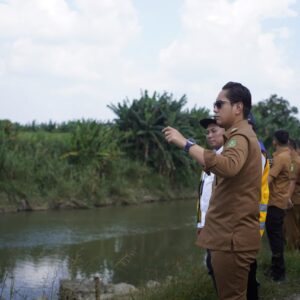 Rico Waas Cek Pekerjaan Floodway Sikambing-Belawan