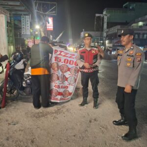 Polsek Indrapura Patroli Malam Antisipasi Kejaharan Remaja