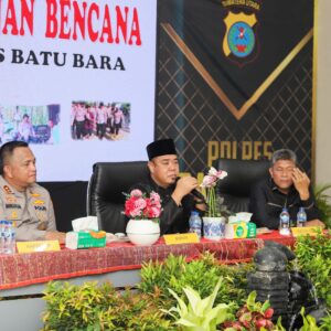 Rakor Siaga Bencana, Wabup Batu Bara Ajak Semua Pihak Bersinergi Hadapi Potensi Bencana Alam