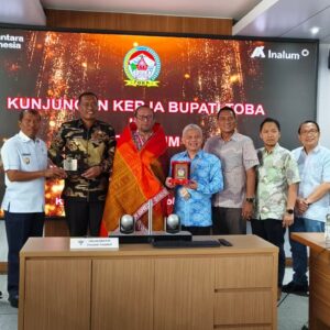 Bupati Toba Kunjungi INALUM Bahas Kolaborasi dan Pembanguñan Daerah Toba