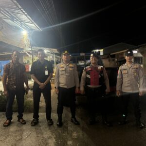 Polsek Medang Deras Gencarkan Patroli Malam Antisipasi Geng Motor dan Premanisme