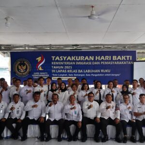 Lapas Labuhan Ruku Gelar Tasyakuran Hari Bakti Kemenimipas