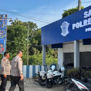 Kapolres Batu Bara Tinjau Lokasi Pendirian Pos Pengamanan Nataru 2025