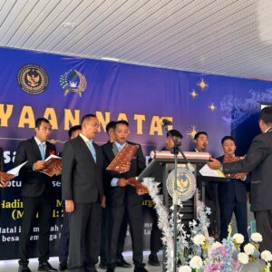 Natal Penuh Harapan, Pegawai dan Warga Binaan Lapas Labuhan Ruku Rayakan Kebersamaan