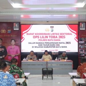 Polres Batu Bara Matangkan Pengamanan Natal dan Tahun Baru Lewat Rakor Operasi Lilin Toba 2025