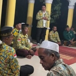 Ratusan Anggota Gemkara Zikir Malam Tahun Baru 2026 di Kuba Keramat Batubara