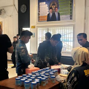 Lapas Labuhan Ruku Gelar Tes Urine Pegawai dan Warga Binaan