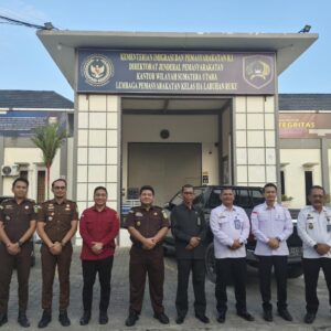 Bahas Lokasi Sidang, Kalapas Labuhan Ruku Terima Kunjungan Kajari Batubara dan Ketua PN Kisaran