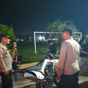 Patroli Malam, Polsek Indrapura Antisipasi Kenakalan Remaja