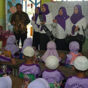 Bunda PAUD Kabupaten Asahan Kunker ke PAUD dan Posyandu