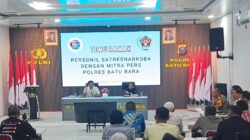 Satresnarkoba Batu Bara Rangkul Media, Dorong Publikasi Masif Anti Narkoba