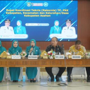 Hadapi Sembilan Lomba, TP PKK Kabupaten Asahan Gelar Rakornis