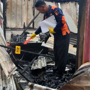 Polisi Selidik Kebakaran Kios Ponsel di Tanah Merah
