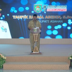 Didepan Peserta Konferwil HIMMAH XVI, Bupati Asahan Taufik Zainal Abidin Tekankan Pentingnya Menjaga Soliditas Organisasi.