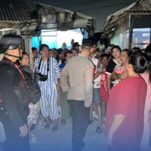 Jaga Stabilitas Keamanan, Brimob Sumut Patroli di Kawasan Belawan