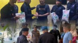 Personil Sat Brimob Polda Sumut Tunjukkan Solidaritas Bantuan Rekan Sakit