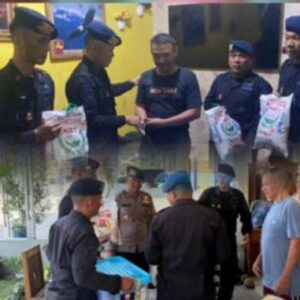 Personil Sat Brimob Polda Sumut Tunjukkan Solidaritas Bantuan Rekan Sakit