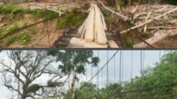 Polda Sumut Lakukan Tahapan Revitalisasi Dua Jembatan Gantung di Tapsel dan Paluta