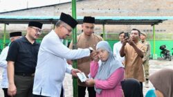 Safari Ramadan ke-11, Pemkab Batu Bara Salurkan Santunan Anak Yatim di Desa Simpang Gambus