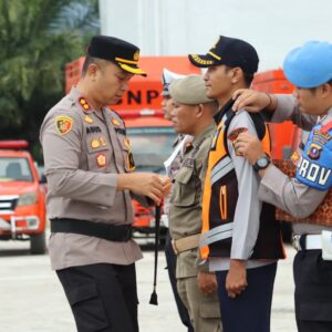 Kapolres Pakpak Bharat Pimpin Apel Gelar Pasukan Ketupat Toba 2026