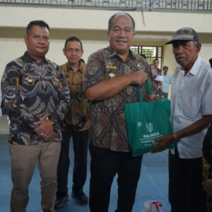 1000 Paket Sembako Diserahkan Kepada Kaum Dhuafa Masuk Dalam DTSEN Kemensos RI